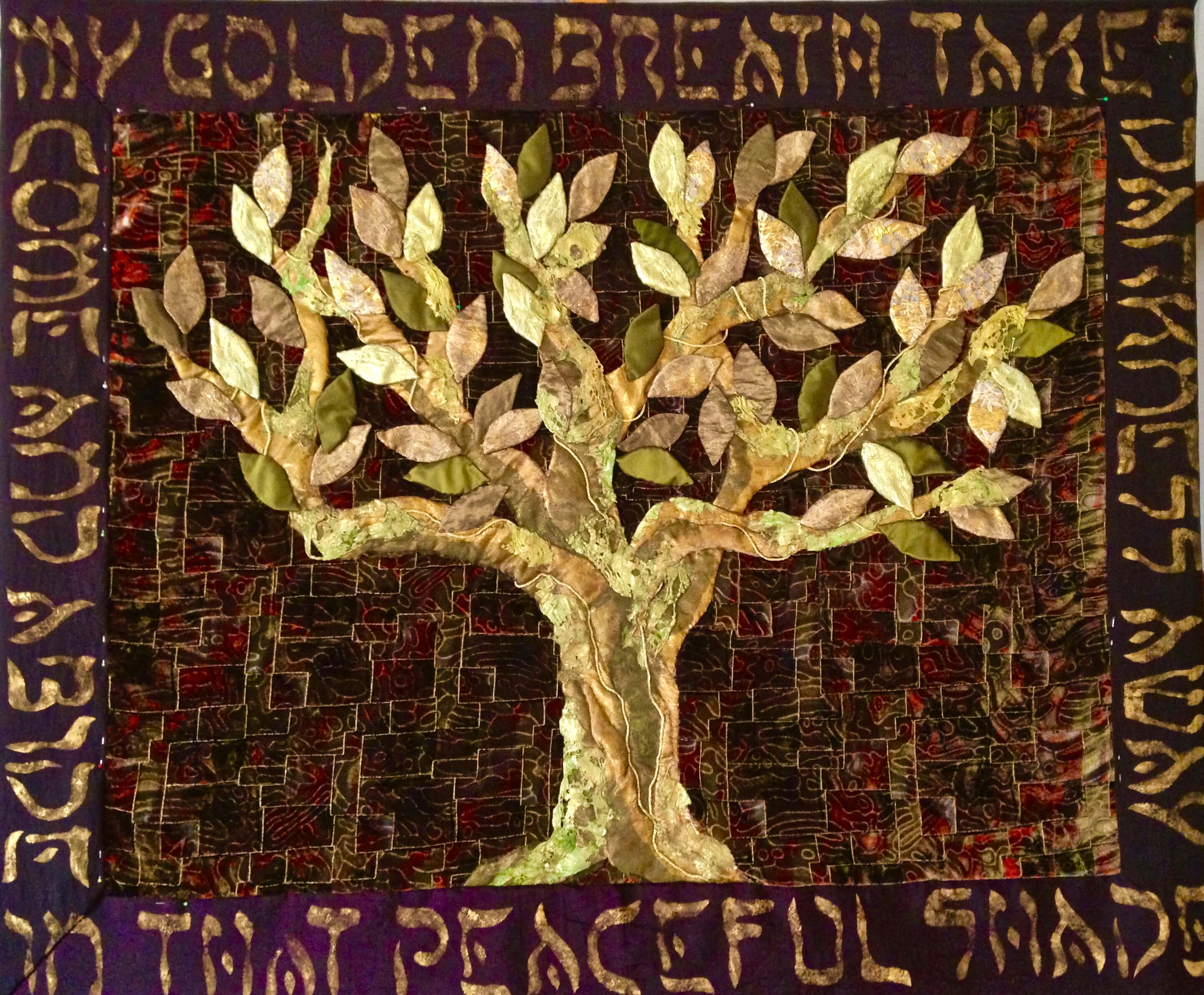 TREE OF WISDOM  100 x 130   verkocht